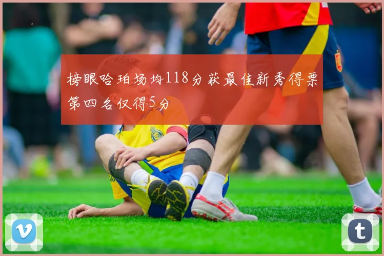 榜眼哈珀场均118分获最佳新秀得票第四名仅得5分